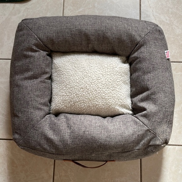 Boots & Barkley Dog Boots Barkley Rectangular Bolster Faux Linen